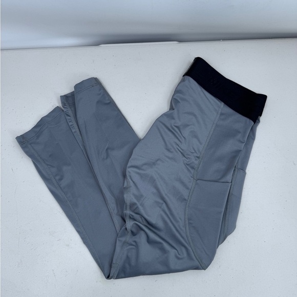 Nike Pro Men's Dri-FIT 3/4 Length Fitness Tights Grey Small Compression Training - Picture 2 of 9